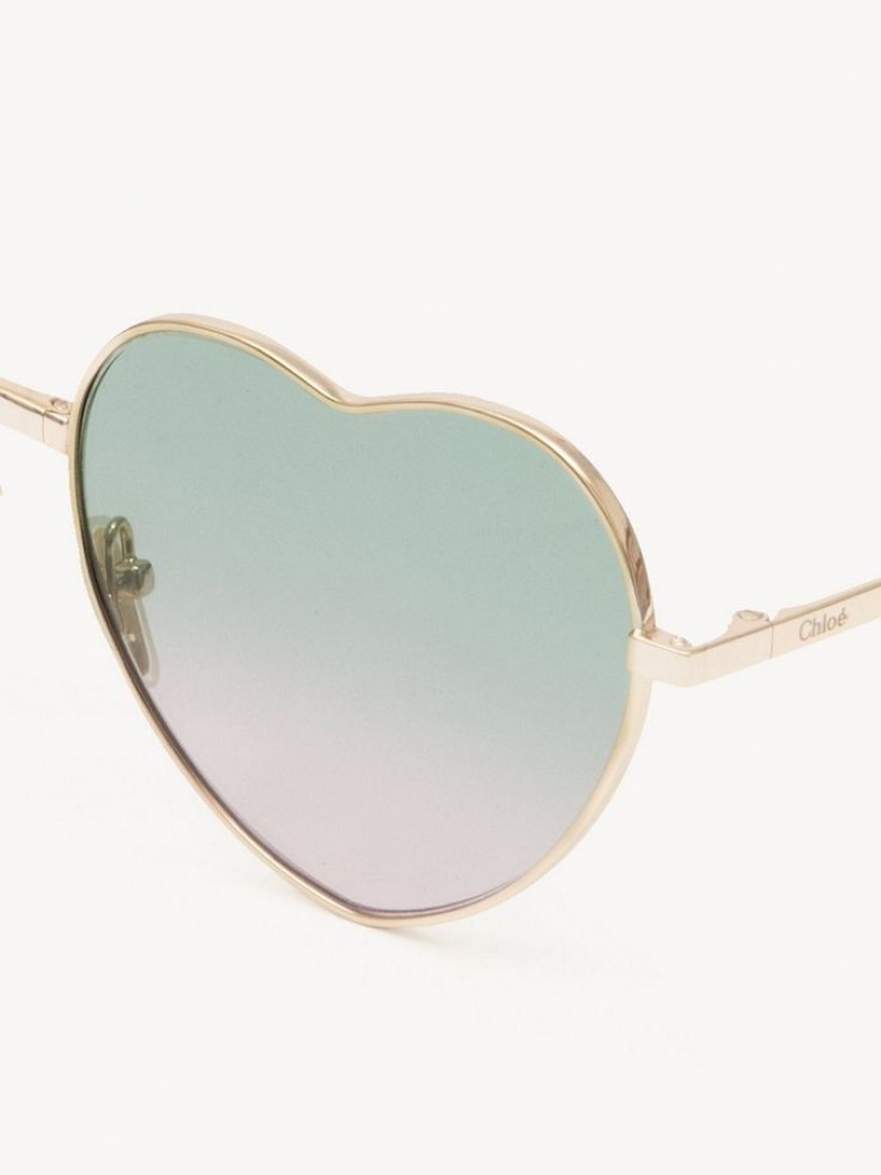 Lentes de Sol Chloe Milane Verdes Rosas | CHE-SR14549