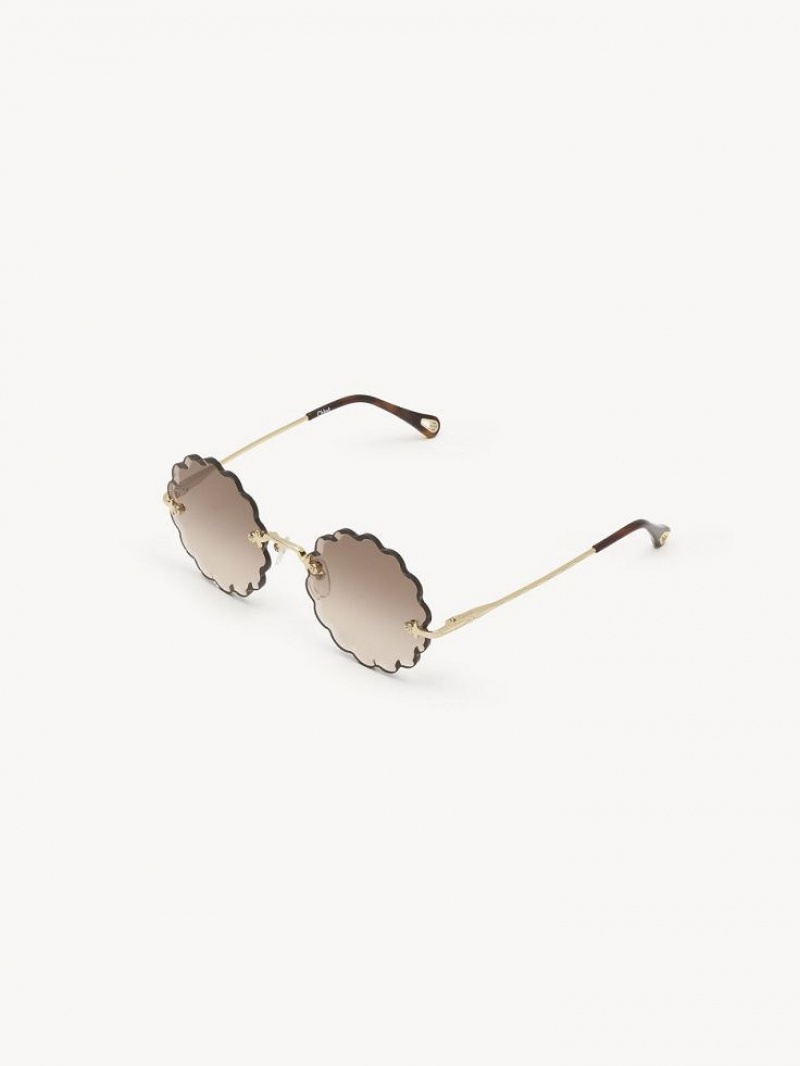 Lentes de Sol Chloe Rosie Petite Marrom | CHE-SR14535