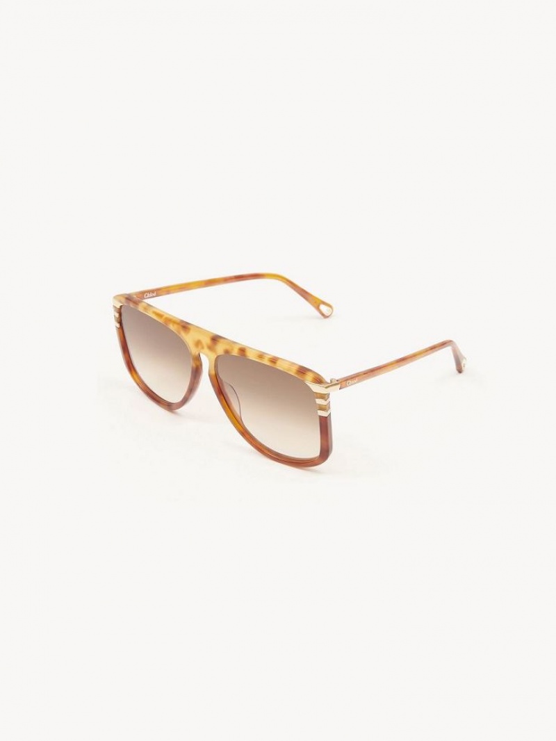 Lentes de Sol Chloe West Havana Patchwork | CHE-SR14564