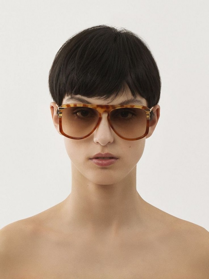 Lentes de Sol Chloe West Small Havana Patchwork | CHE-SR14521