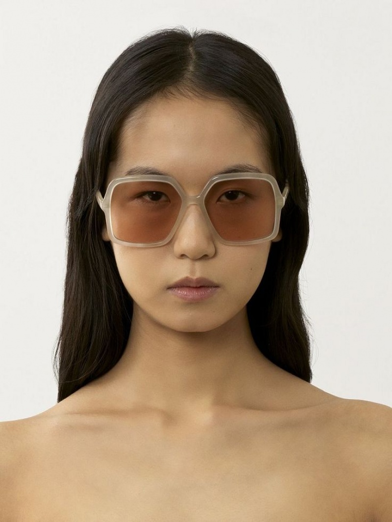 Lentes de Sol Chloe Zelie Blancos | CHE-SR14516