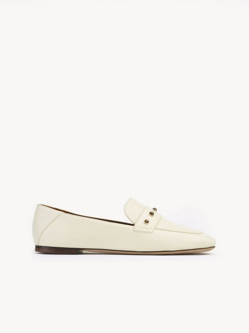 Loafer Chloe Aurna Low-heel Blancos | CHE-SR14247