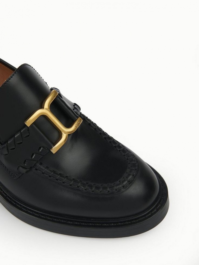 Loafer Chloe Marcie Tacón Negros | CHE-SR14244