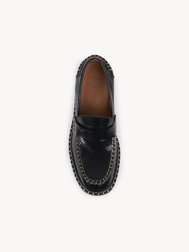 Loafer Chloe Noua Planos Negros | CHE-SR14245
