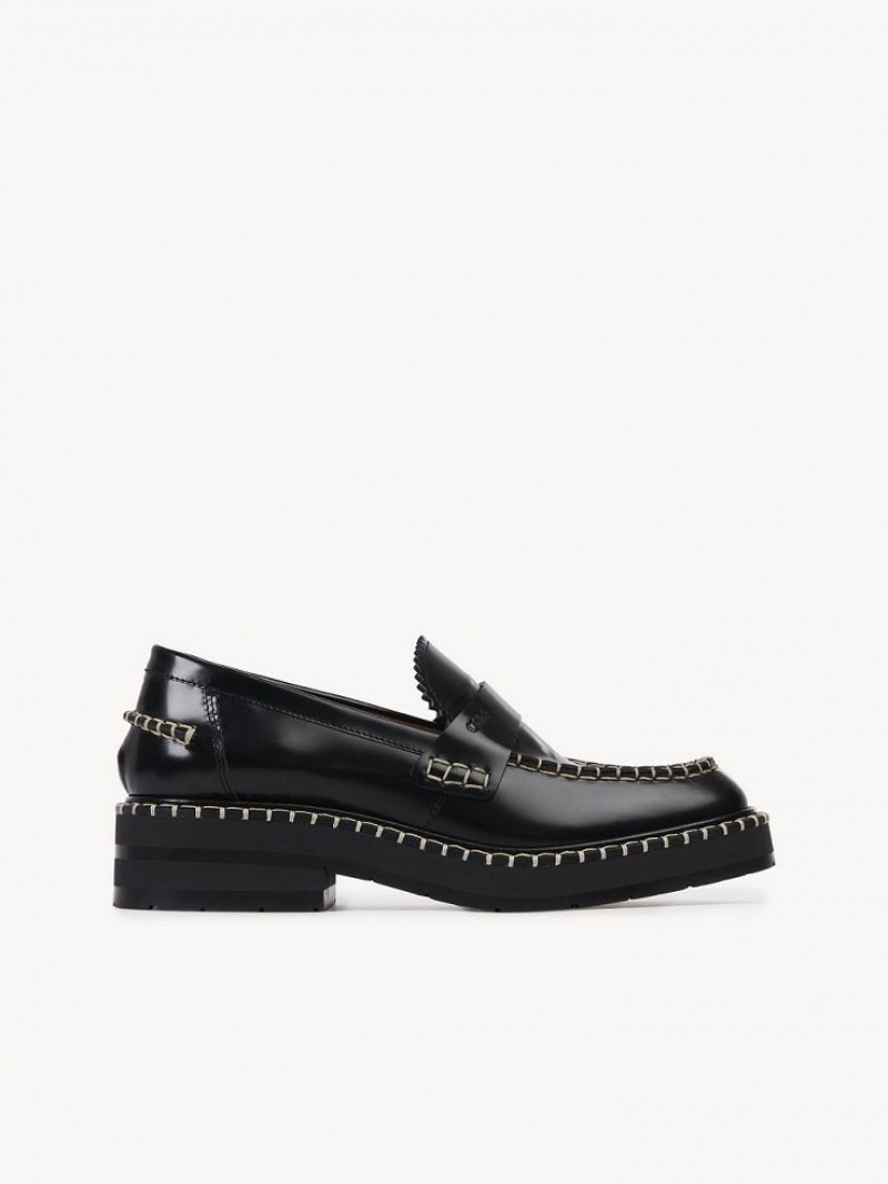 Loafer Chloe Noua Planos Negros | CHE-SR14245