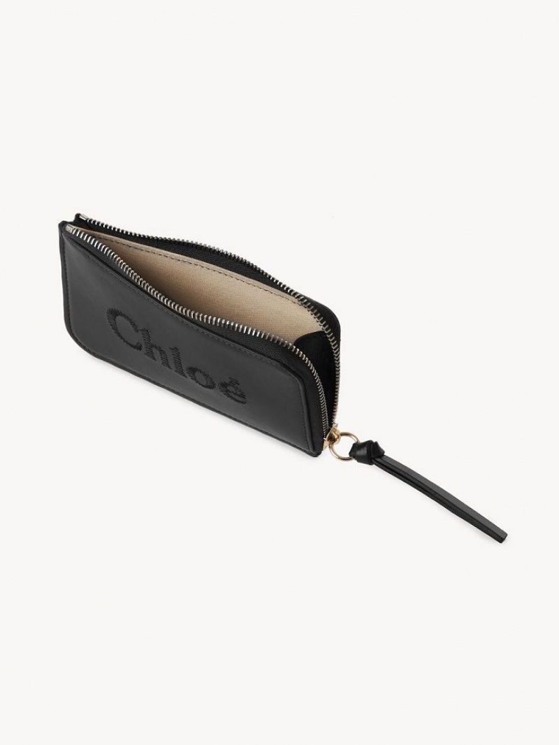Monederos Chloe Sense Small Purse Negros | CHE-SR14319