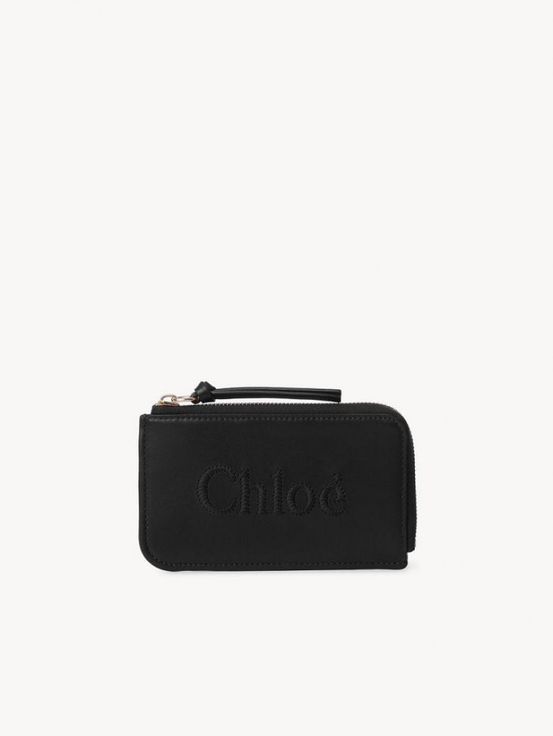 Monederos Chloe Sense Small Purse Negros | CHE-SR14319