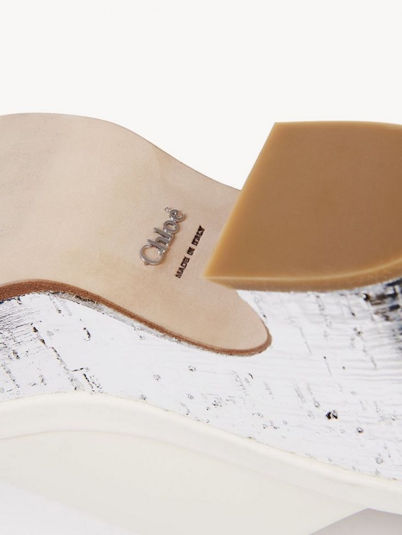 Mule Chloe Oli Plataforma Blancos | CHE-SR14155