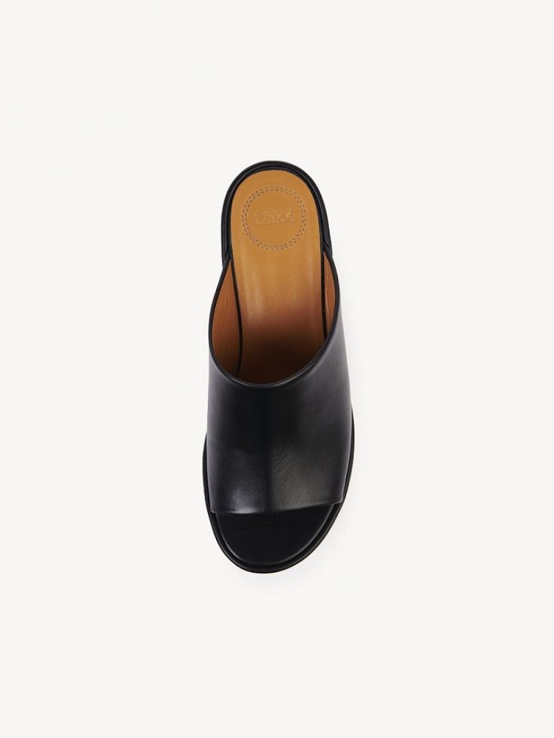 Mule Chloe Oli Plataforma Negros | CHE-SR14156