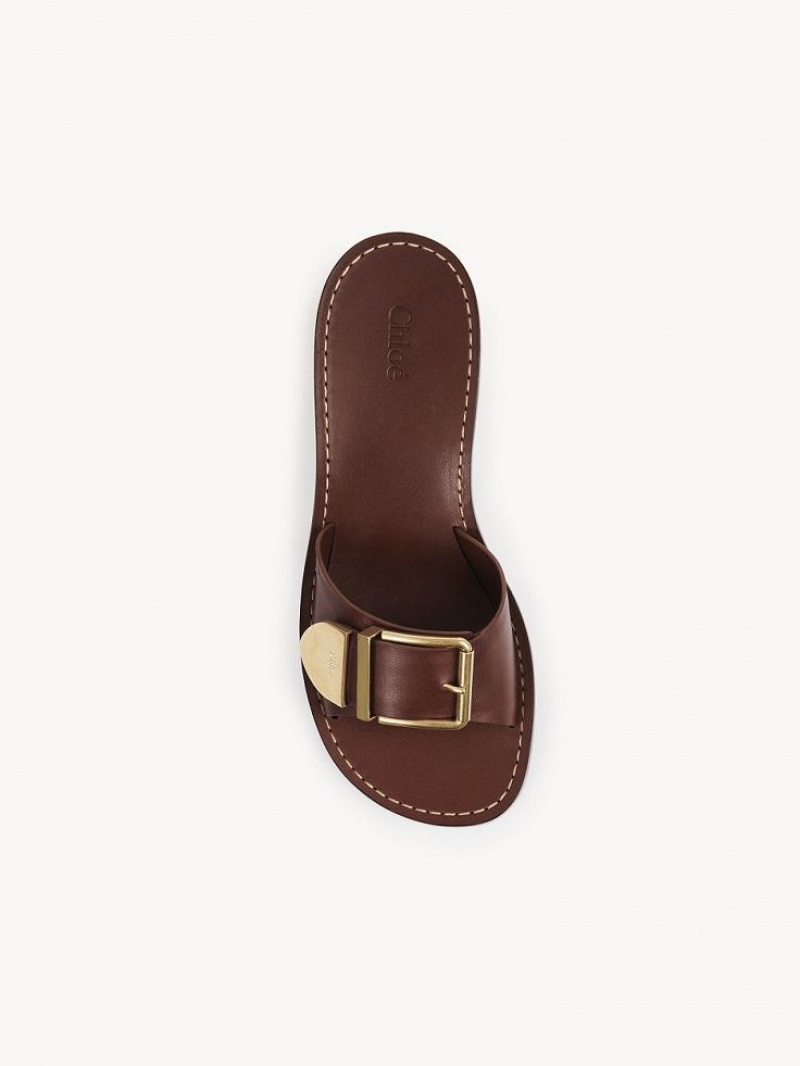 Mule Chloe Rebecca High-heel Marrom | CHE-SR14138