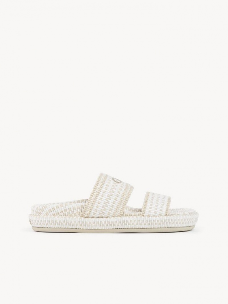 Mule Chloe Rori Planos Blancos | CHE-SR14136