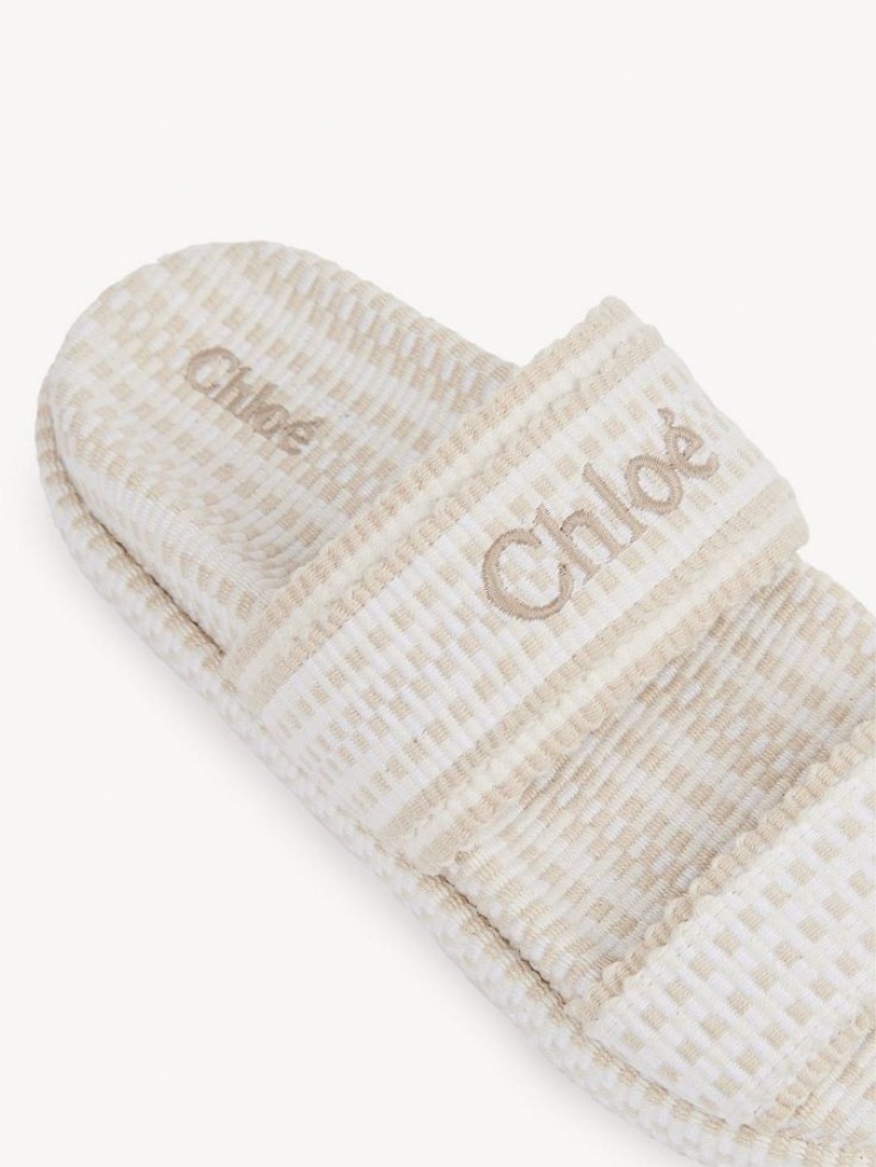 Mule Chloe Rori Planos Blancos | CHE-SR14136
