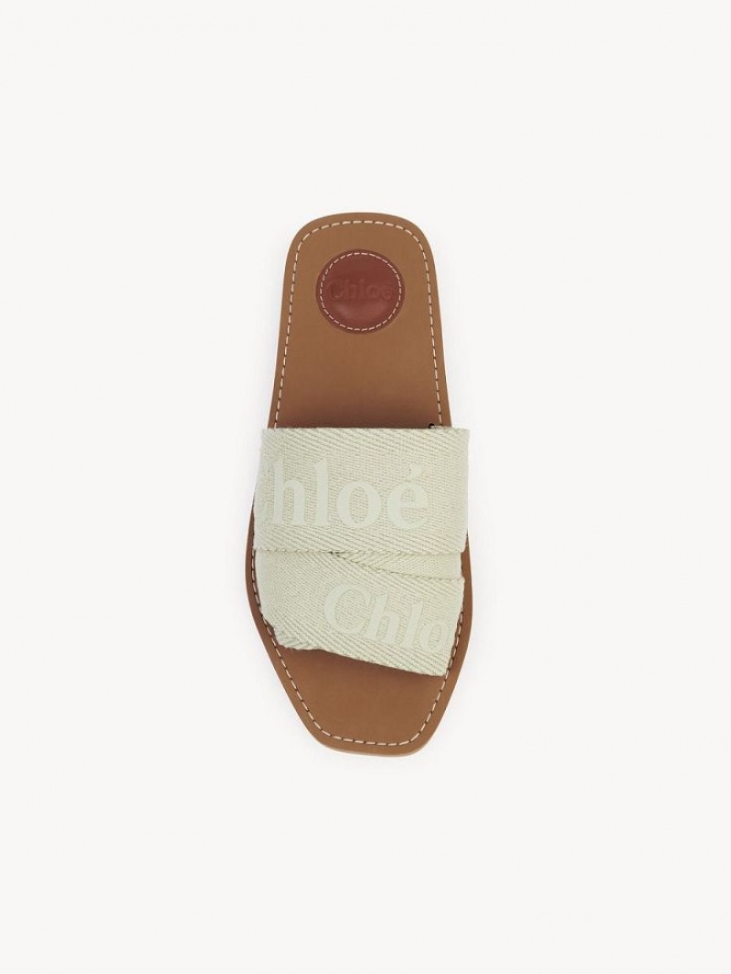Mule Chloe Woody Planos Verdes | CHE-SR14181