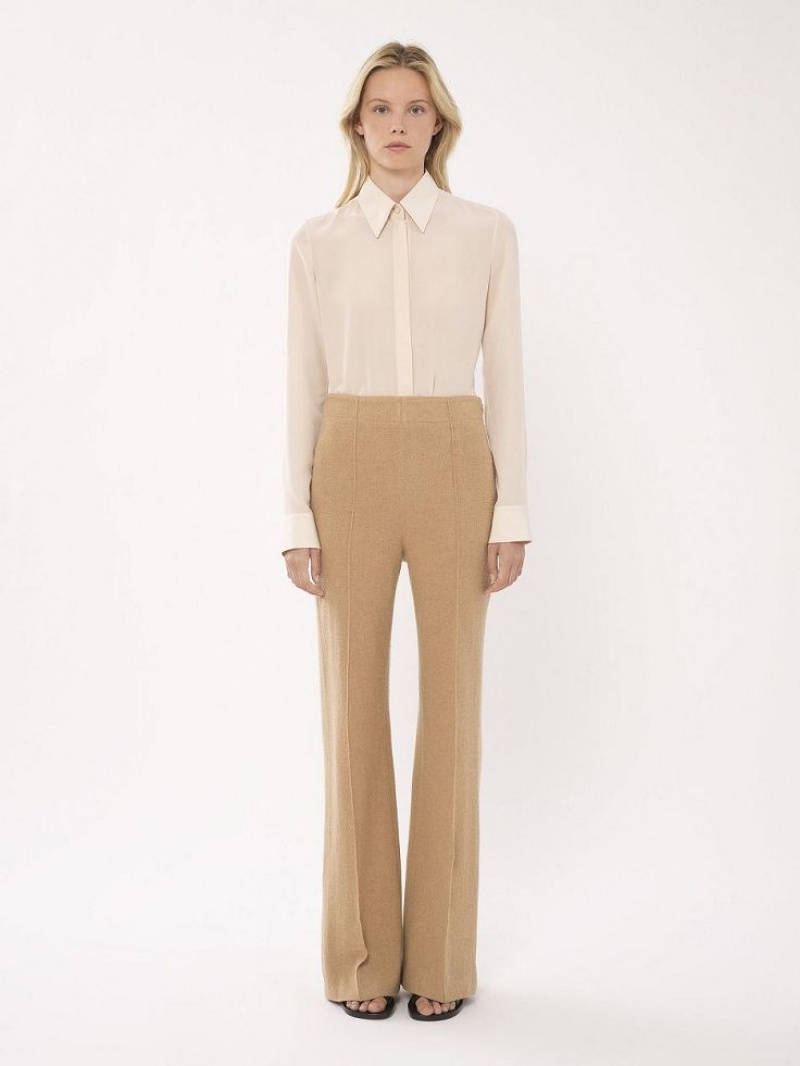 Pantalon Chloe Anchos-leg Marrom | CHE-SR14026