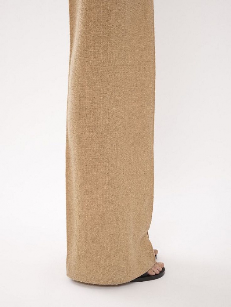 Pantalon Chloe Anchos-leg Marrom | CHE-SR14026