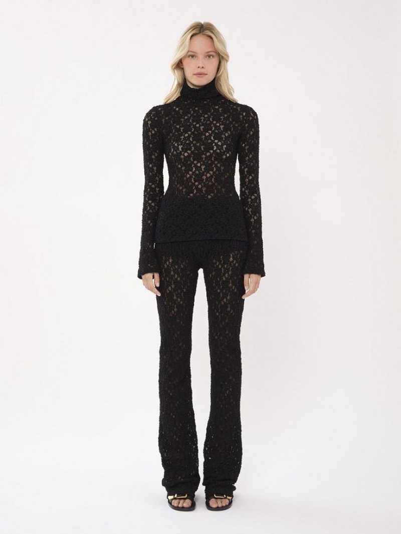 Pantalon Chloe Bootcut Negros | CHE-SR14022