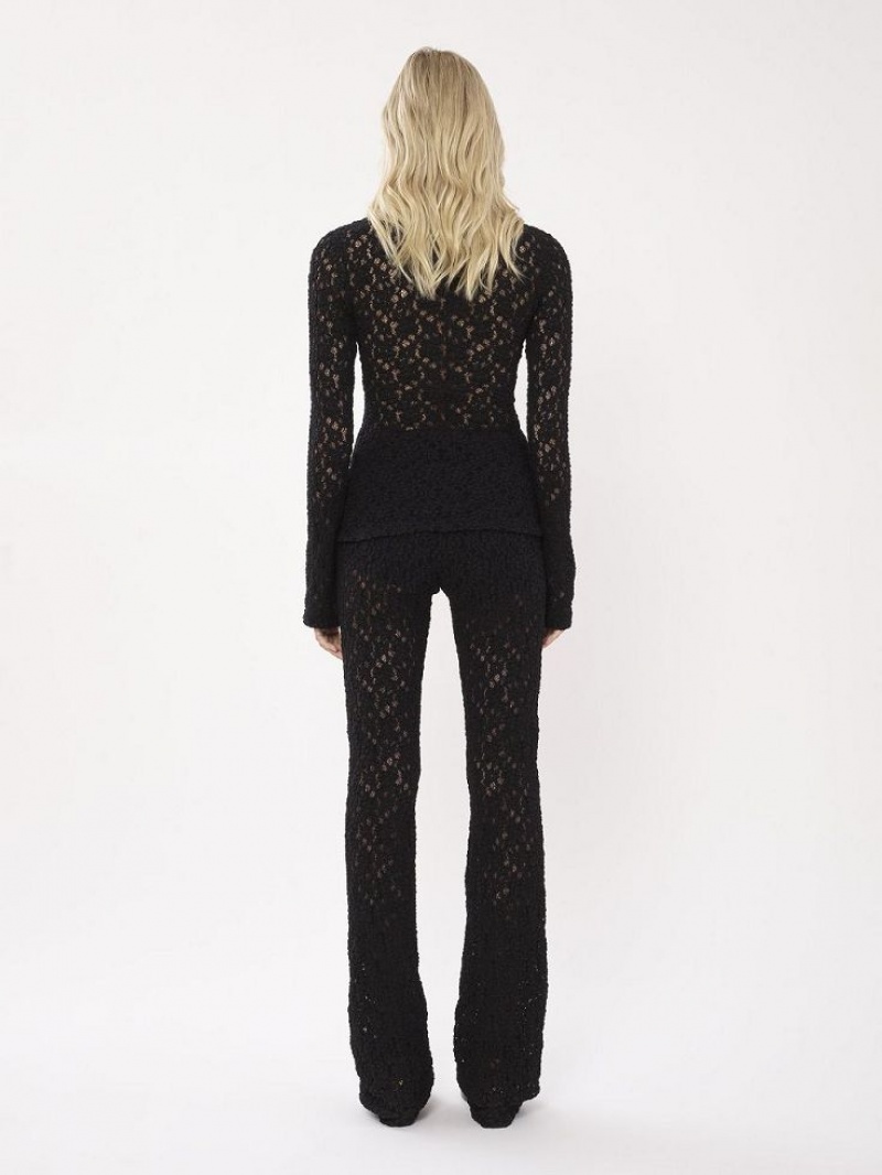 Pantalon Chloe Bootcut Negros | CHE-SR14022