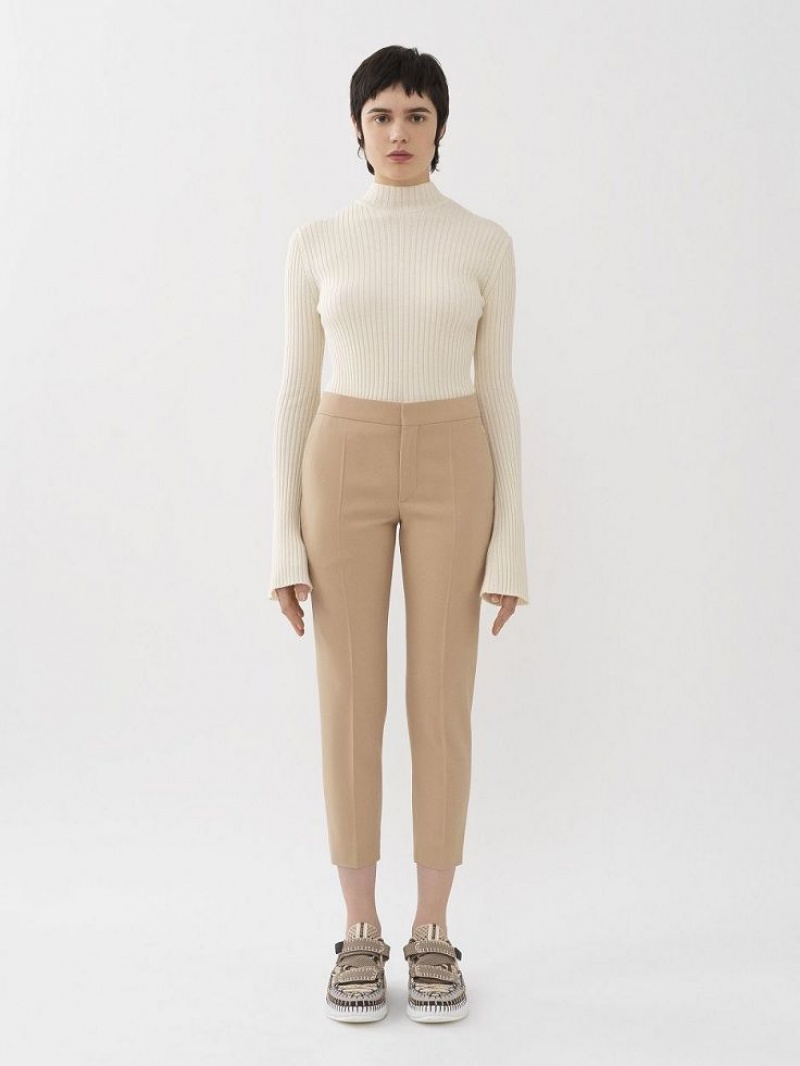 Pantalon Chloe Cropped Marrom | CHE-SR14000