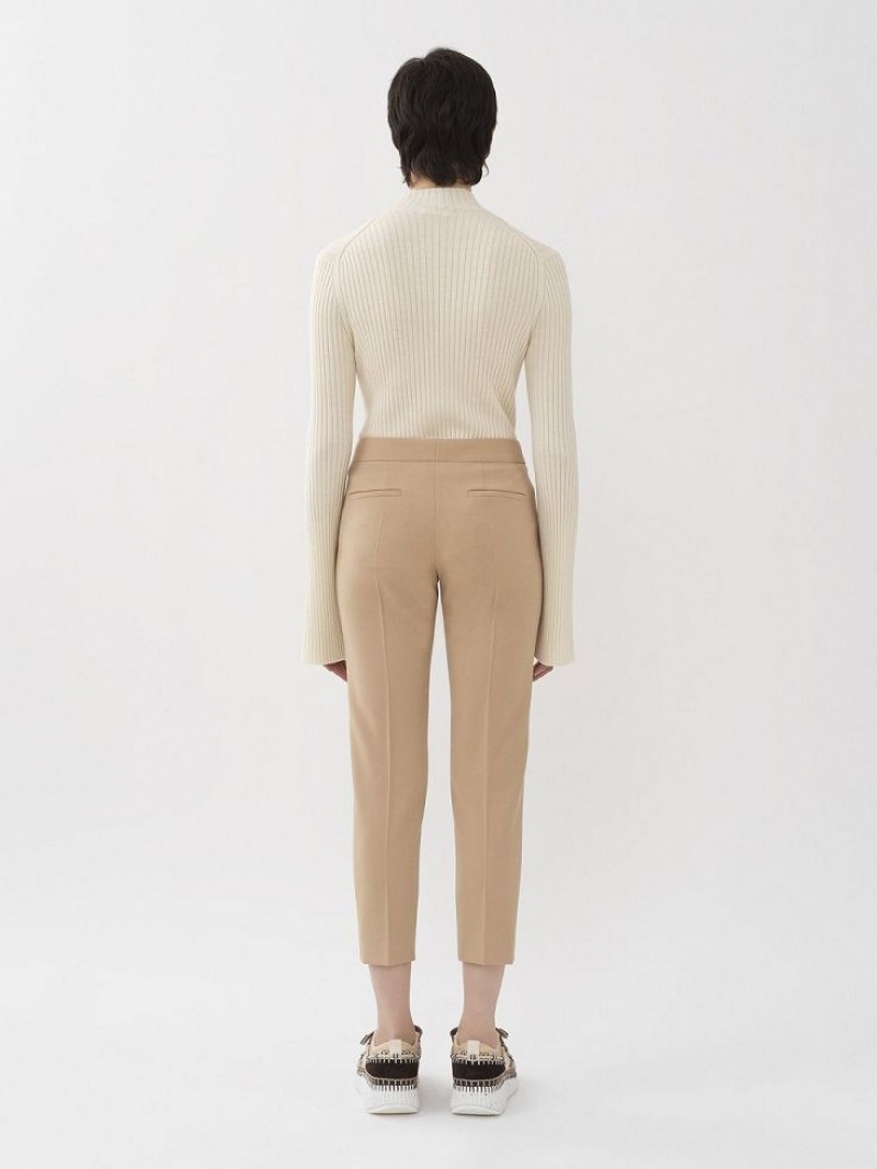 Pantalon Chloe Cropped Marrom | CHE-SR14000