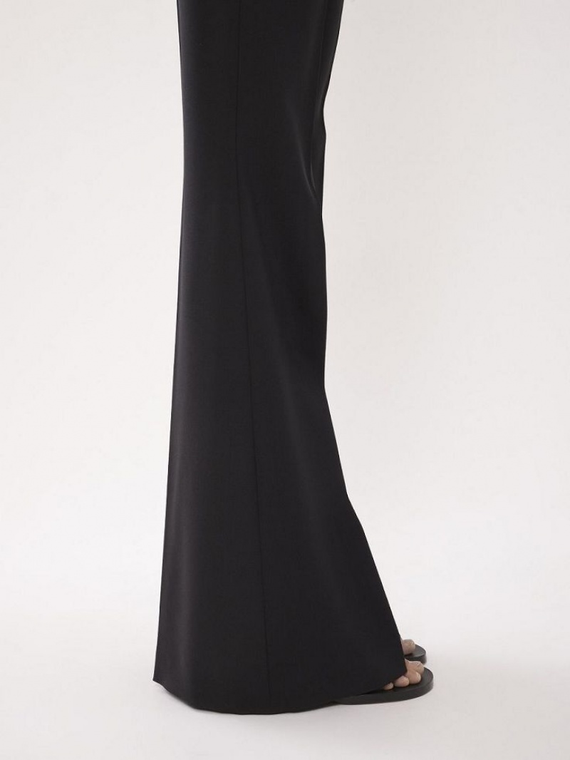 Pantalon Chloe Low-waist Flare Negros | CHE-SR14020