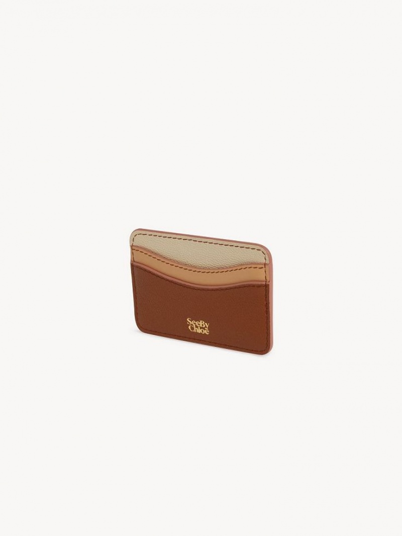 Porta Tarjeta Chloe Layers Marrom | CHE-SR14931