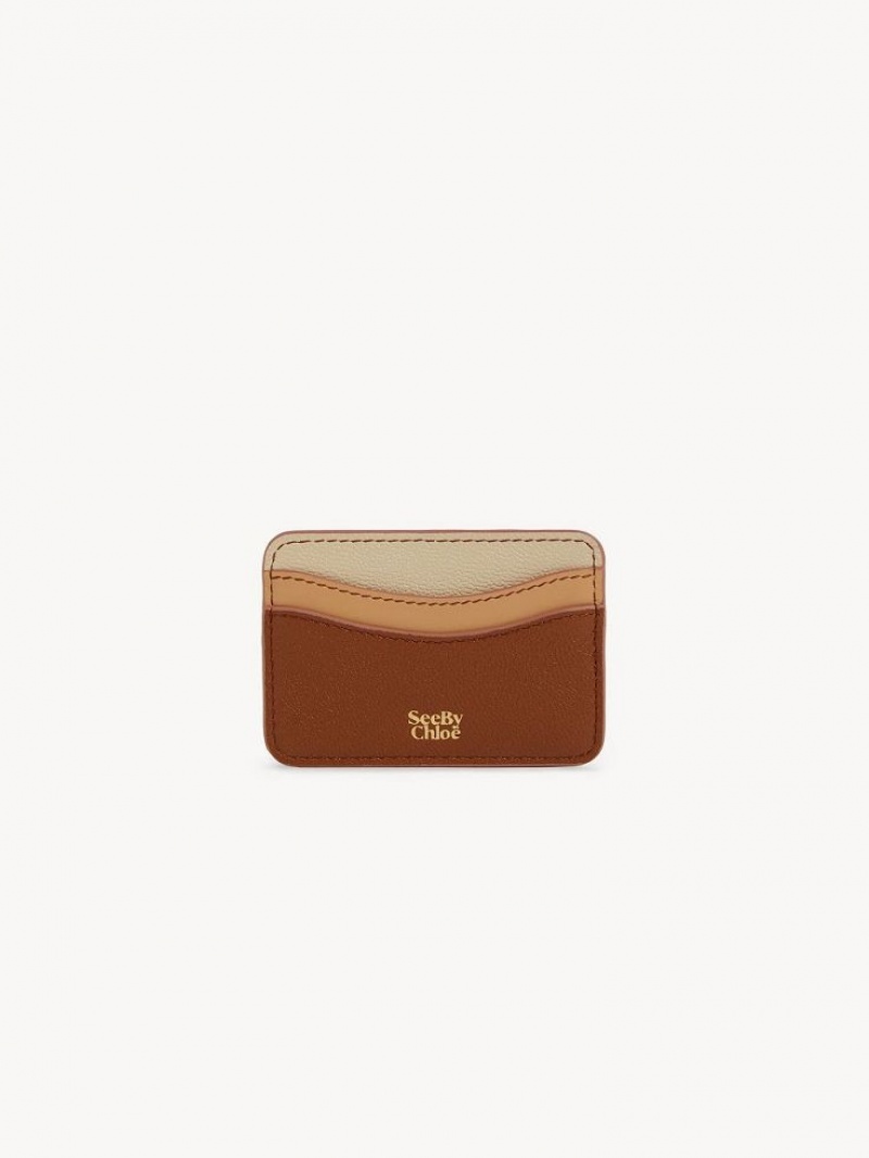 Porta Tarjeta Chloe Layers Marrom | CHE-SR14931