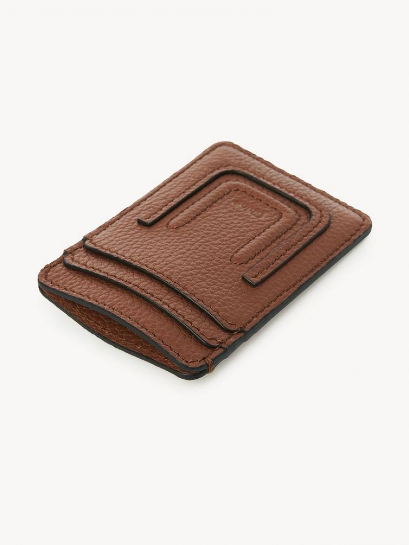 Porta Tarjeta Chloe Marcie Marrom | CHE-SR14309