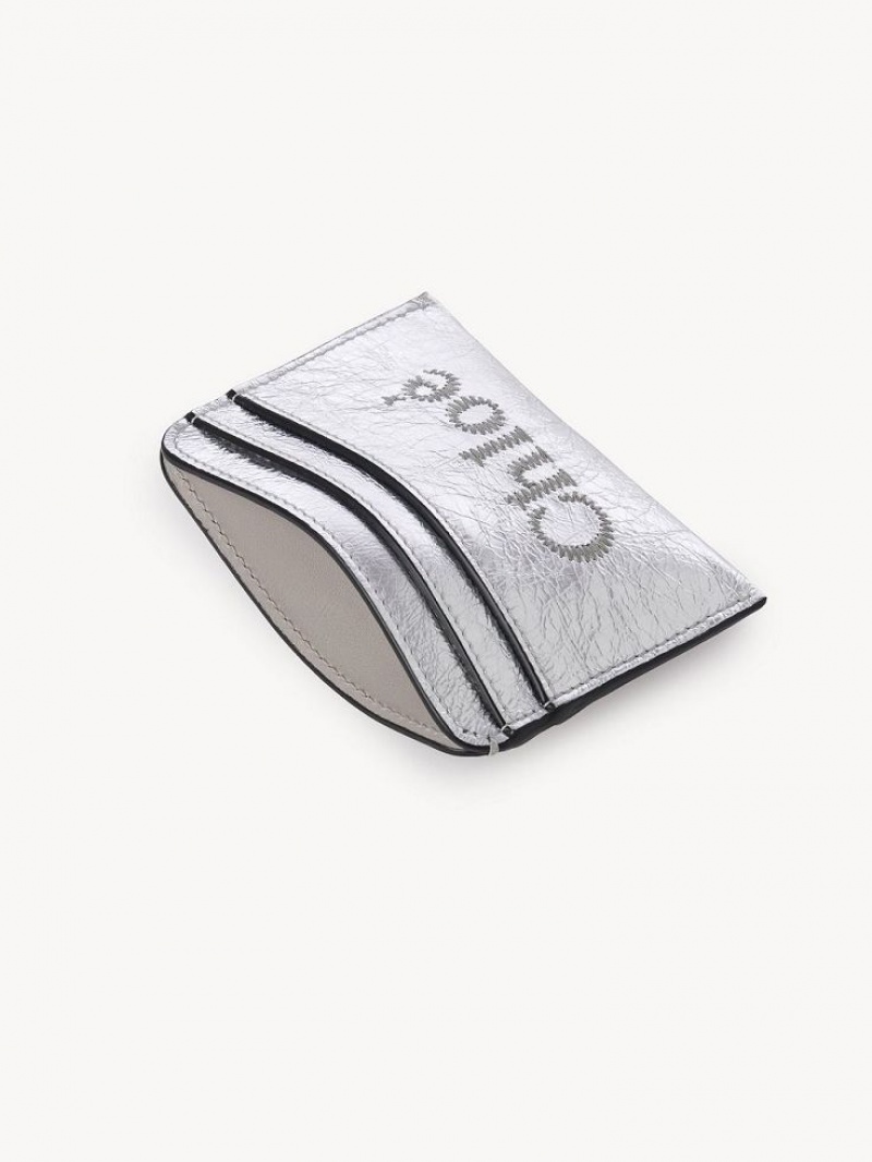 Porta Tarjeta Chloe Sense Plateados | CHE-SR14311