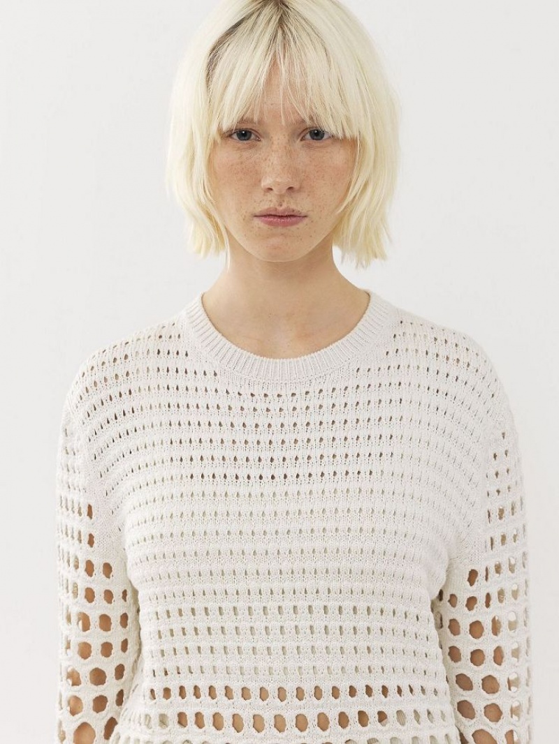 Prendas De Punto Chloe Generous Blancos | CHE-SR13931