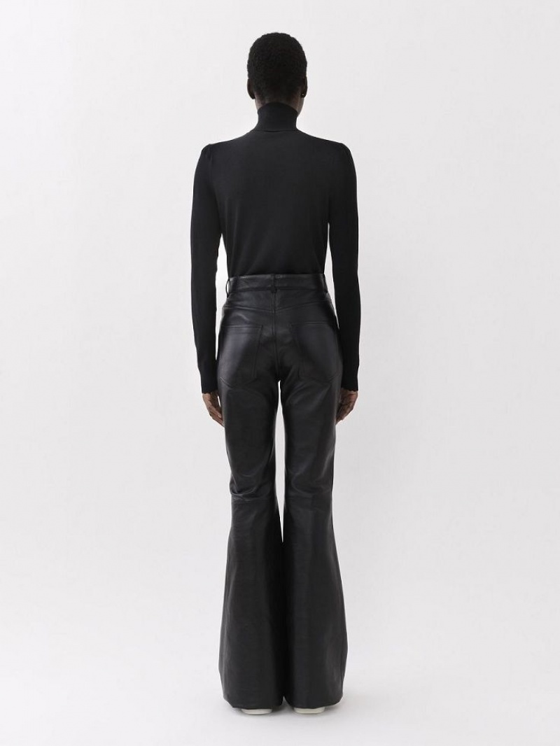 Prendas De Punto Chloe High-neck Negros | CHE-SR13925