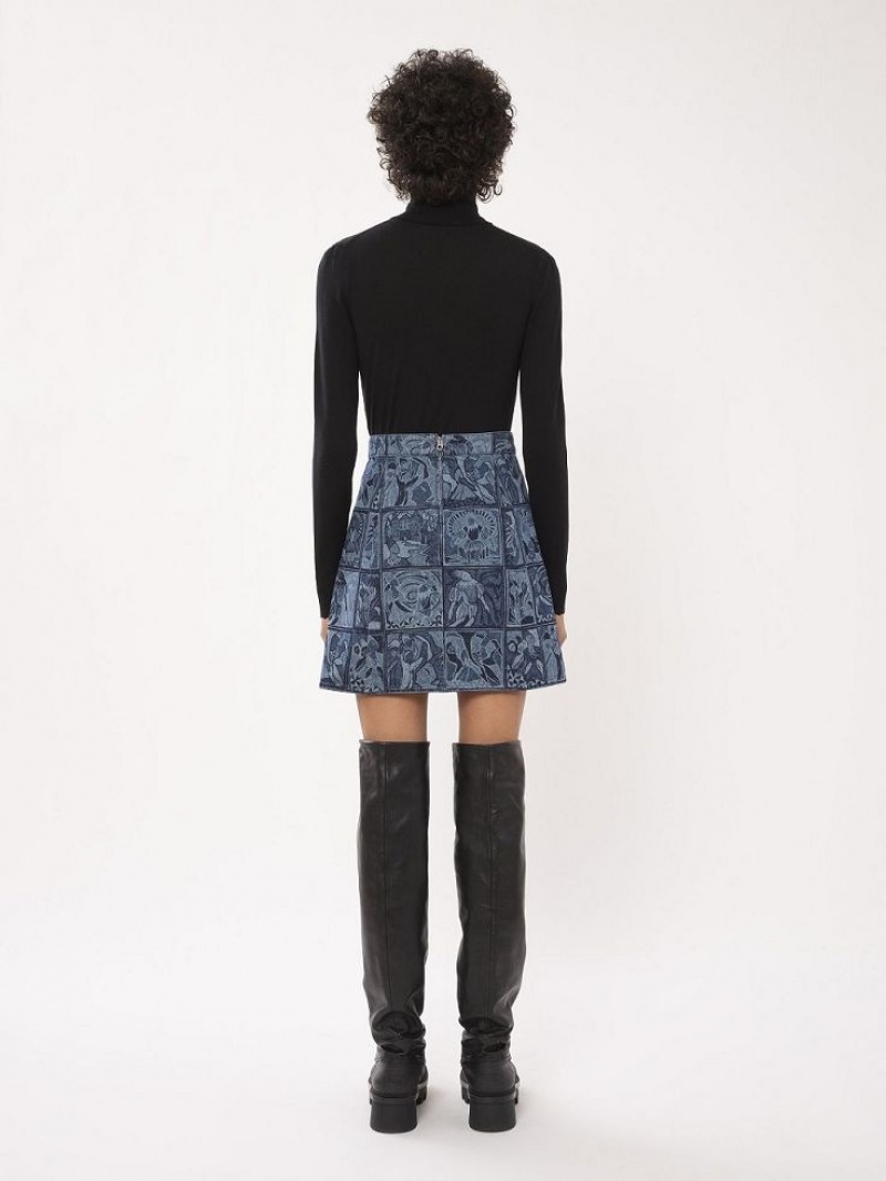 Prendas De Punto Chloe Turtleneck Negros | CHE-SR13959