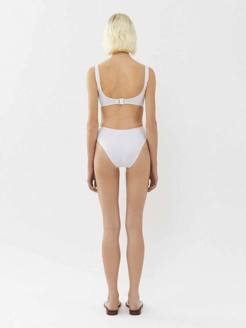Ropa De Playa Chloe X Eres Panama One-piece Blancos | CHE-SR14130