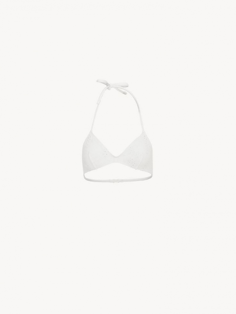 Ropa De Playa Chloe X Eres Papuasia Triangle Blancos | CHE-SR14122