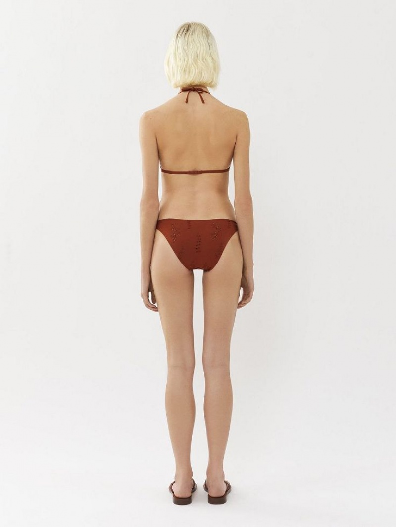 Ropa De Playa Chloe X Eres Papuasia Triangle Rojos | CHE-SR14128