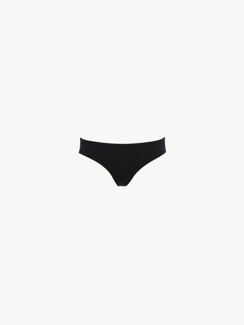 Ropa De Playa Chloe X Eres Paraguay Bikini Bottom Negros | CHE-SR14131