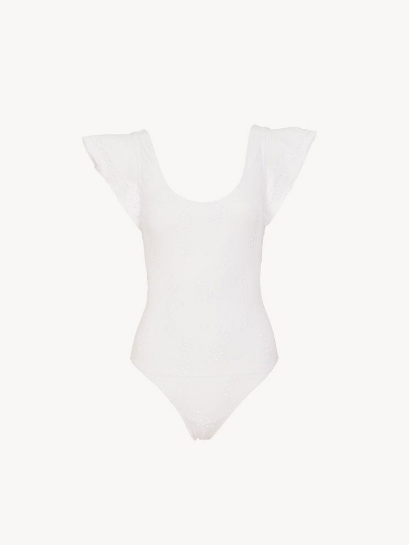 Ropa De Playa Chloe X Eres Philippine Wing-sleeve Blancos | CHE-SR14124
