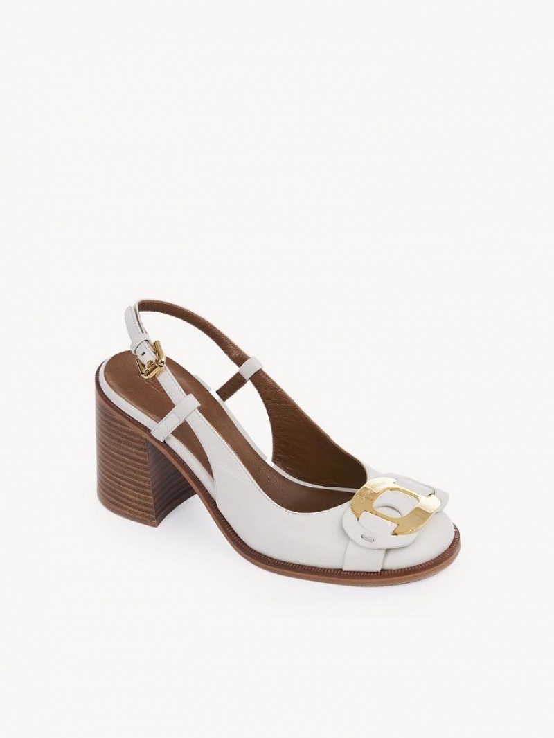 Sandalias Chloe Chany Blancos | CHE-SR14798