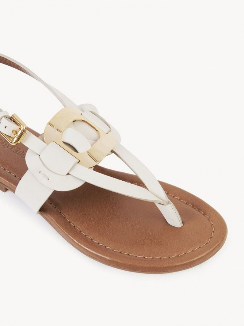 Sandalias Chloe Chany Blancos | CHE-SR14845