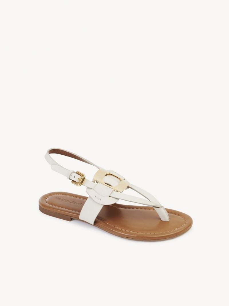 Sandalias Chloe Chany Blancos | CHE-SR14845