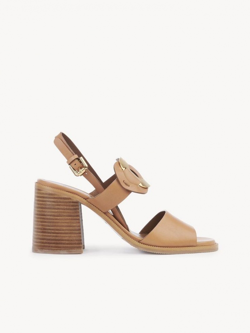 Sandalias Chloe Chany High-heel Marrom | CHE-SR14833