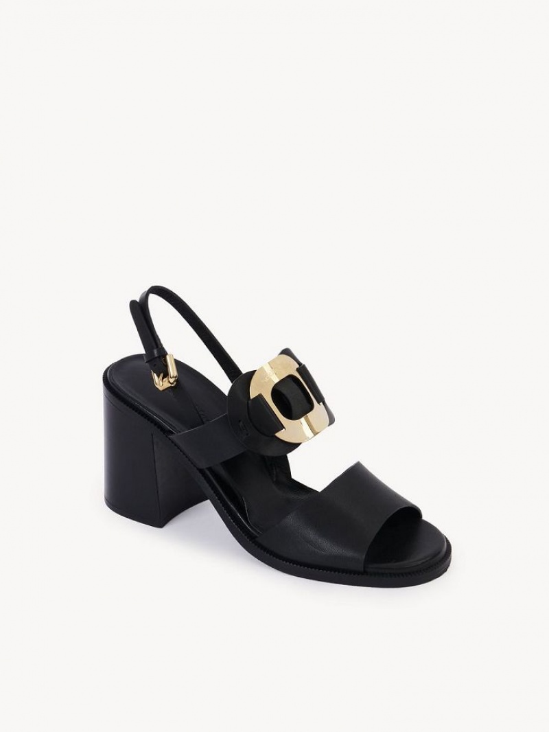 Sandalias Chloe Chany High-heel Negros | CHE-SR14834
