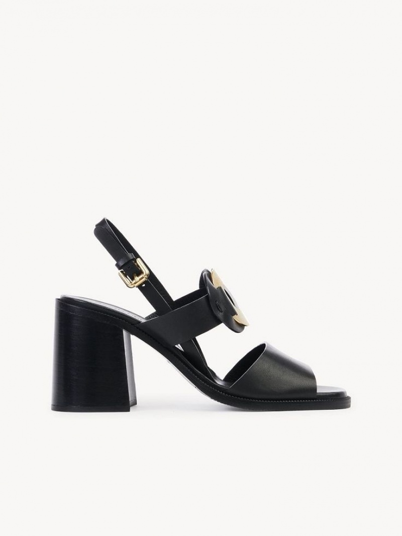 Sandalias Chloe Chany High-heel Negros | CHE-SR14834