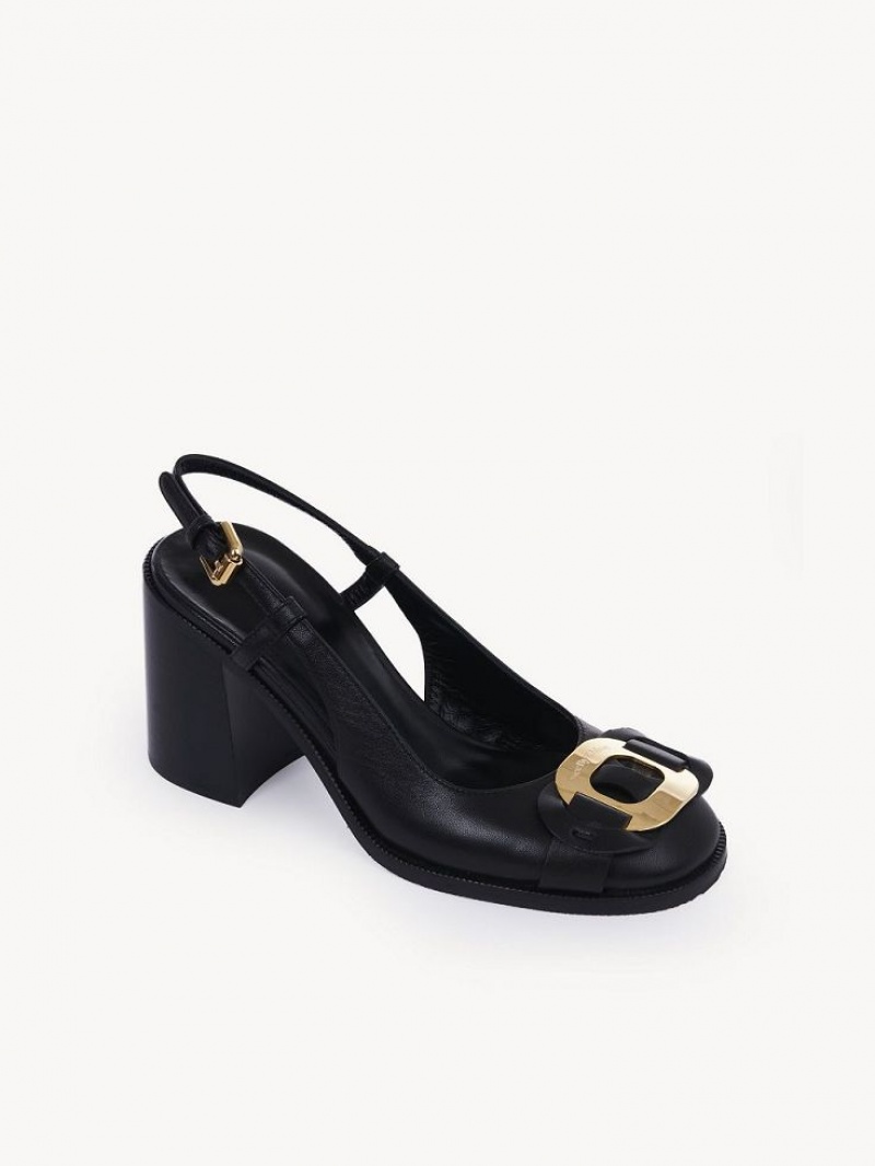 Sandalias Chloe Chany Negros | CHE-SR14799