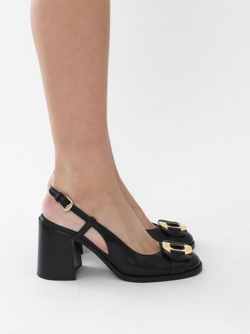 Sandalias Chloe Chany Negros | CHE-SR14799