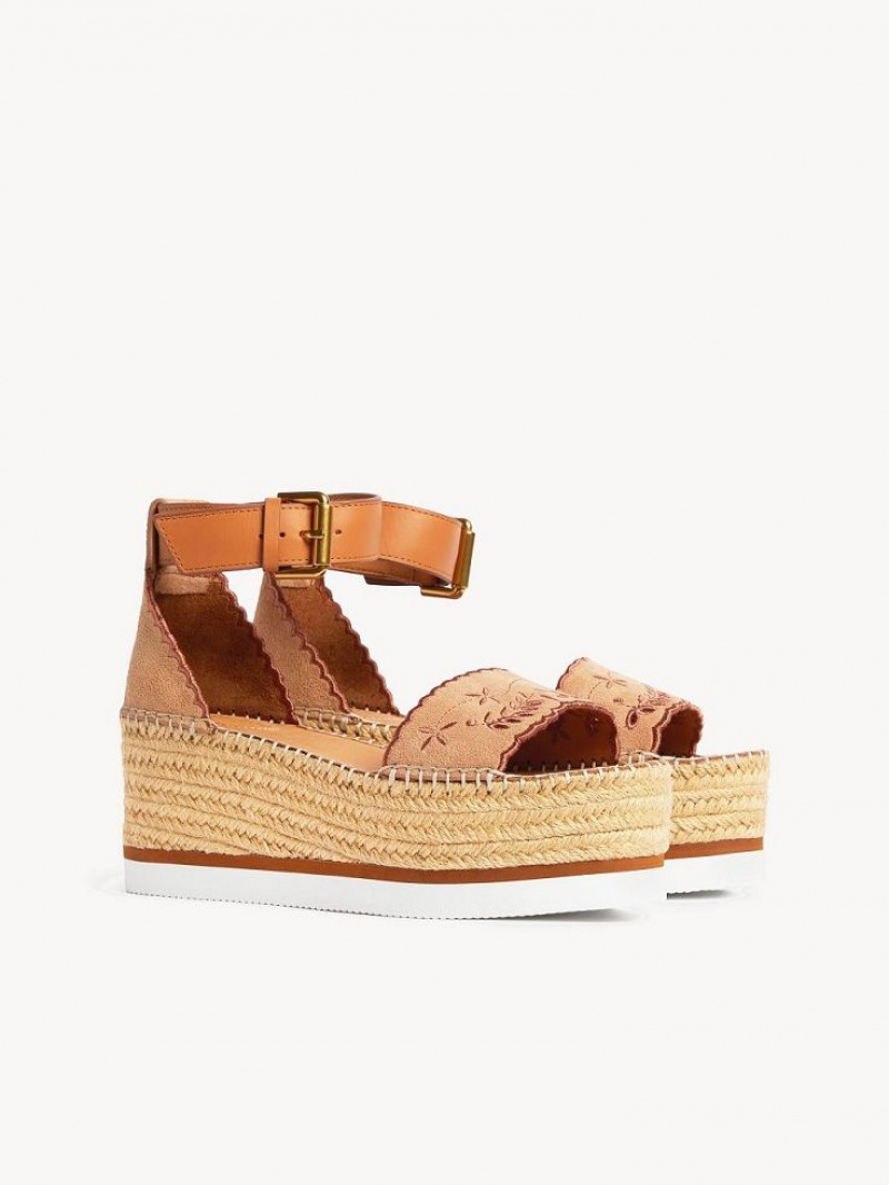 Sandalias Chloe Glyn Plataforma Azules | CHE-SR14815