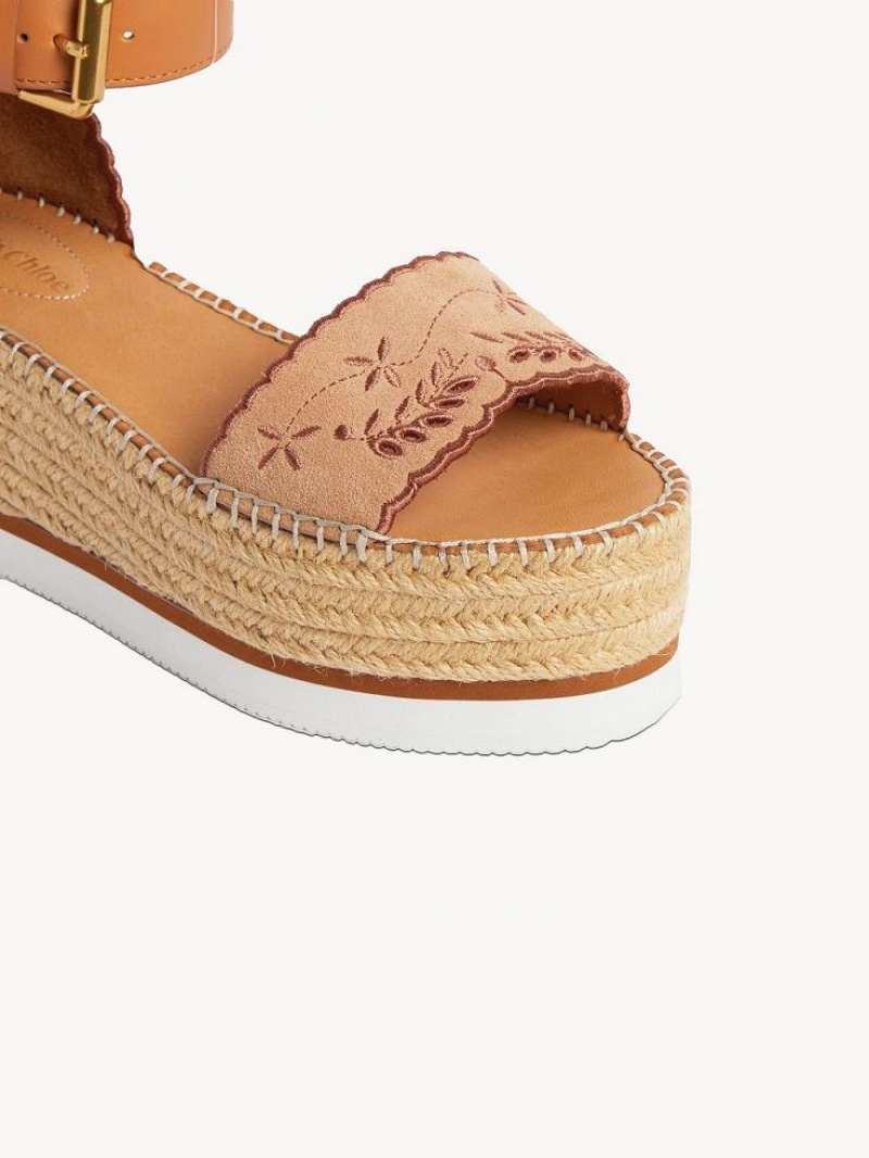 Sandalias Chloe Glyn Plataforma Azules | CHE-SR14815