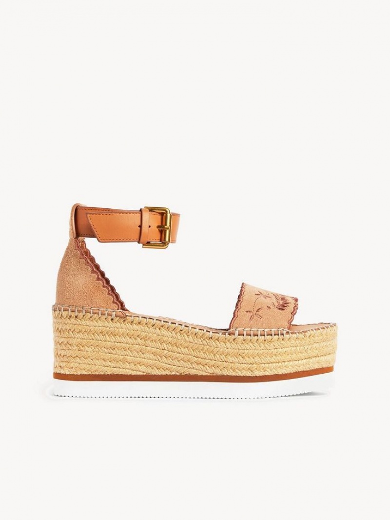 Sandalias Chloe Glyn Plataforma Azules | CHE-SR14815