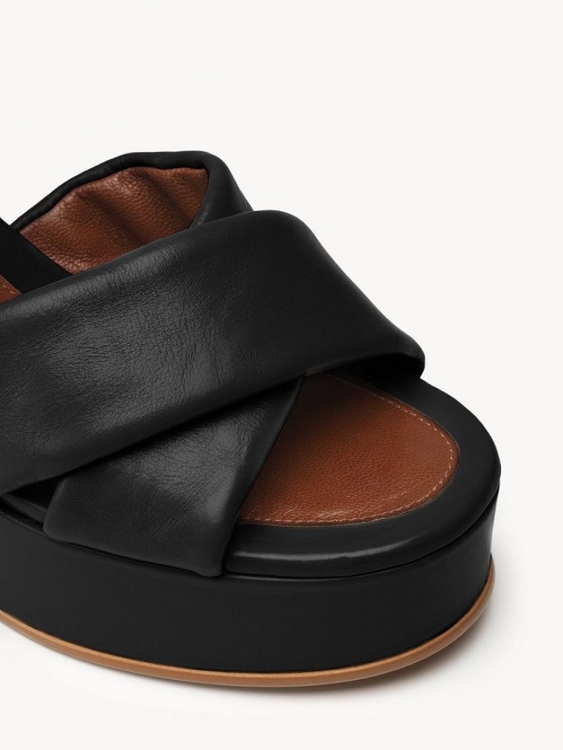 Sandalias Chloe Lyna High-heel Negros | CHE-SR14812
