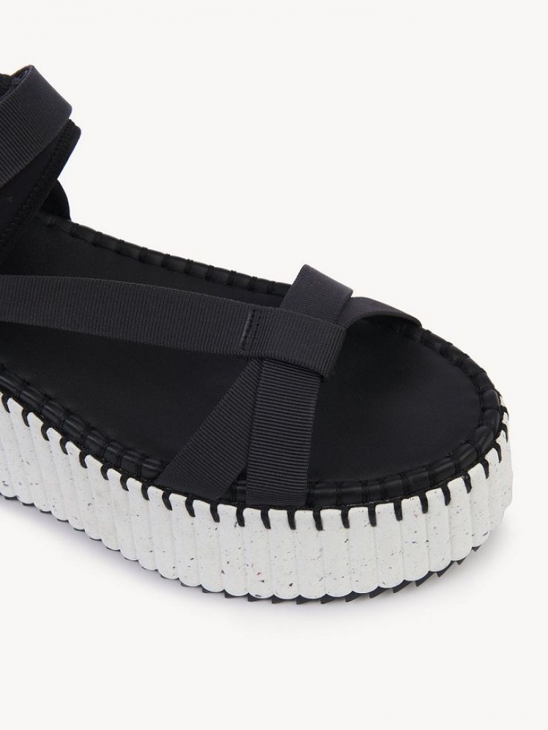 Sandalias Chloe Nama Negros | CHE-SR14164