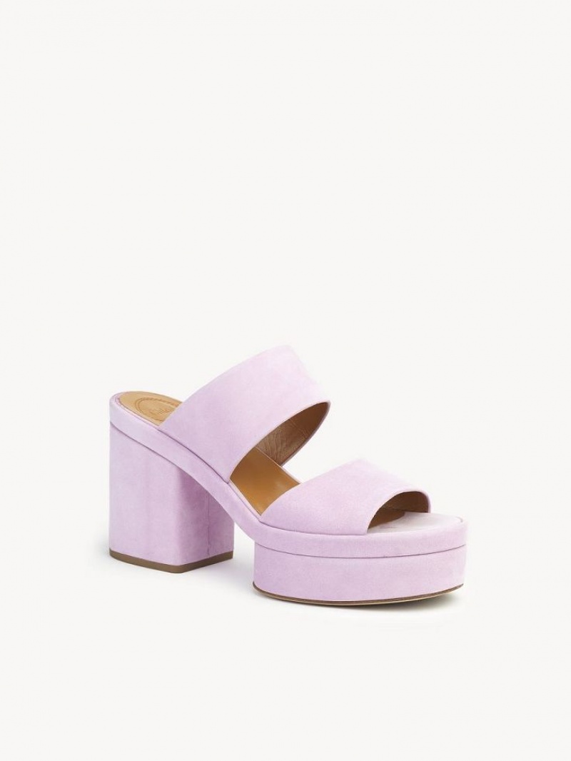 Sandalias Chloe Odina High-heel Morados | CHE-SR14183